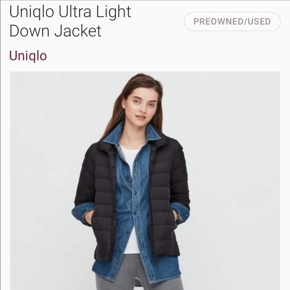 Uniqlo Ultra Light Weight Down Jacket (Small)